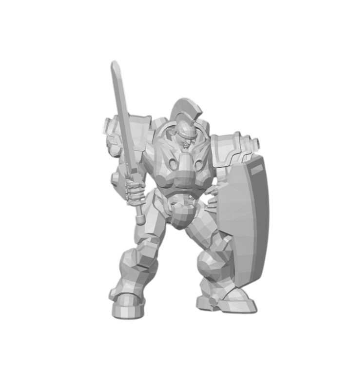 Lioncrest Oathblade – Veteran Crownsguard Knight | 3D Printed Fantasy RPG Miniature