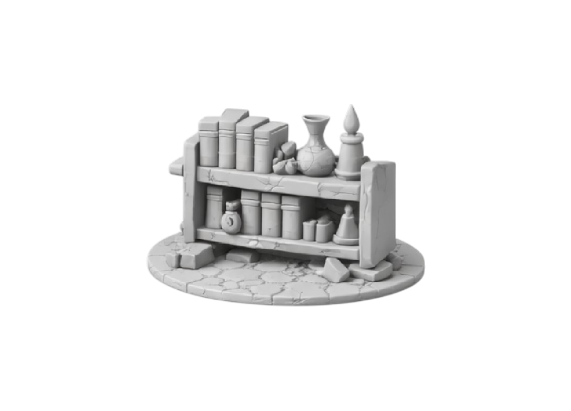 Wizard Library Shelf