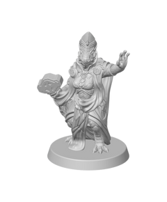Zephryx Flamebound Cleric | 3D Printed Fantasy RPG Miniature