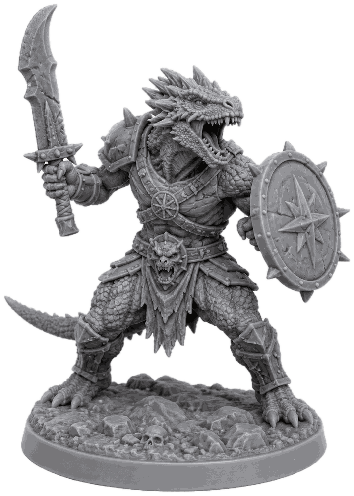 Sample 3D printed RPG miniature