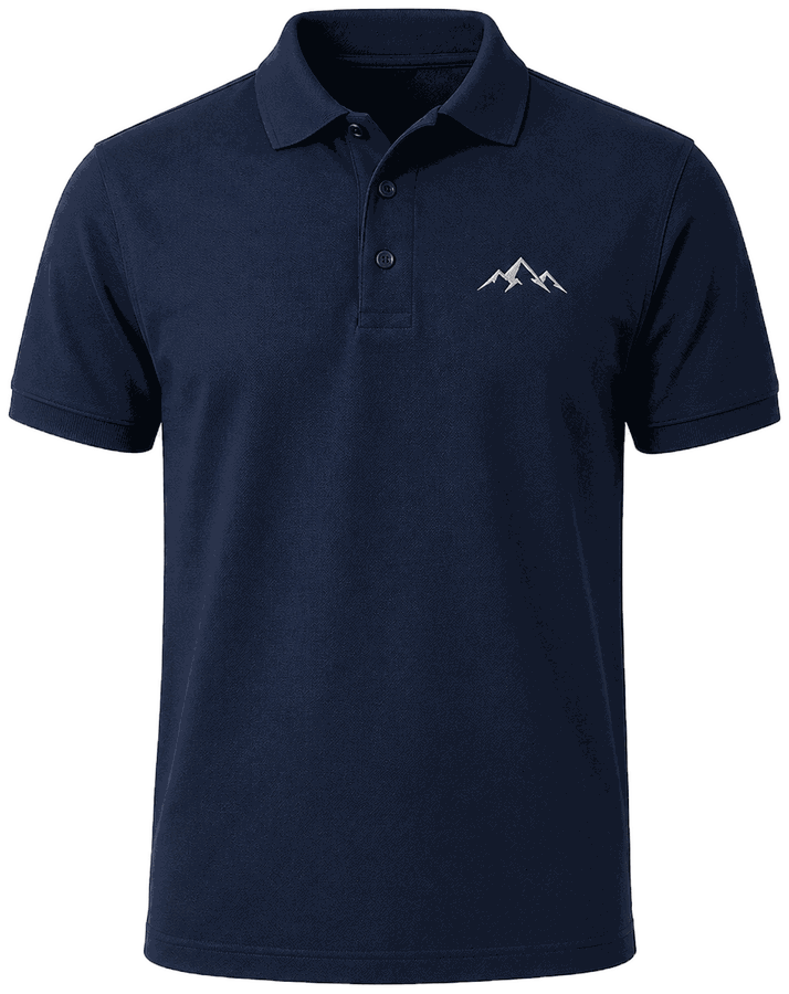 Sample embroidered polo shirt