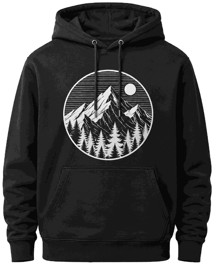 Sample screen printed hoodie