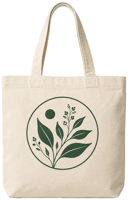 Sample screen printed tote bag