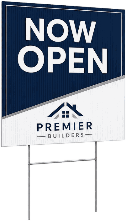 Sample yard sign